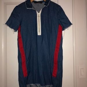 Zara zipper dress